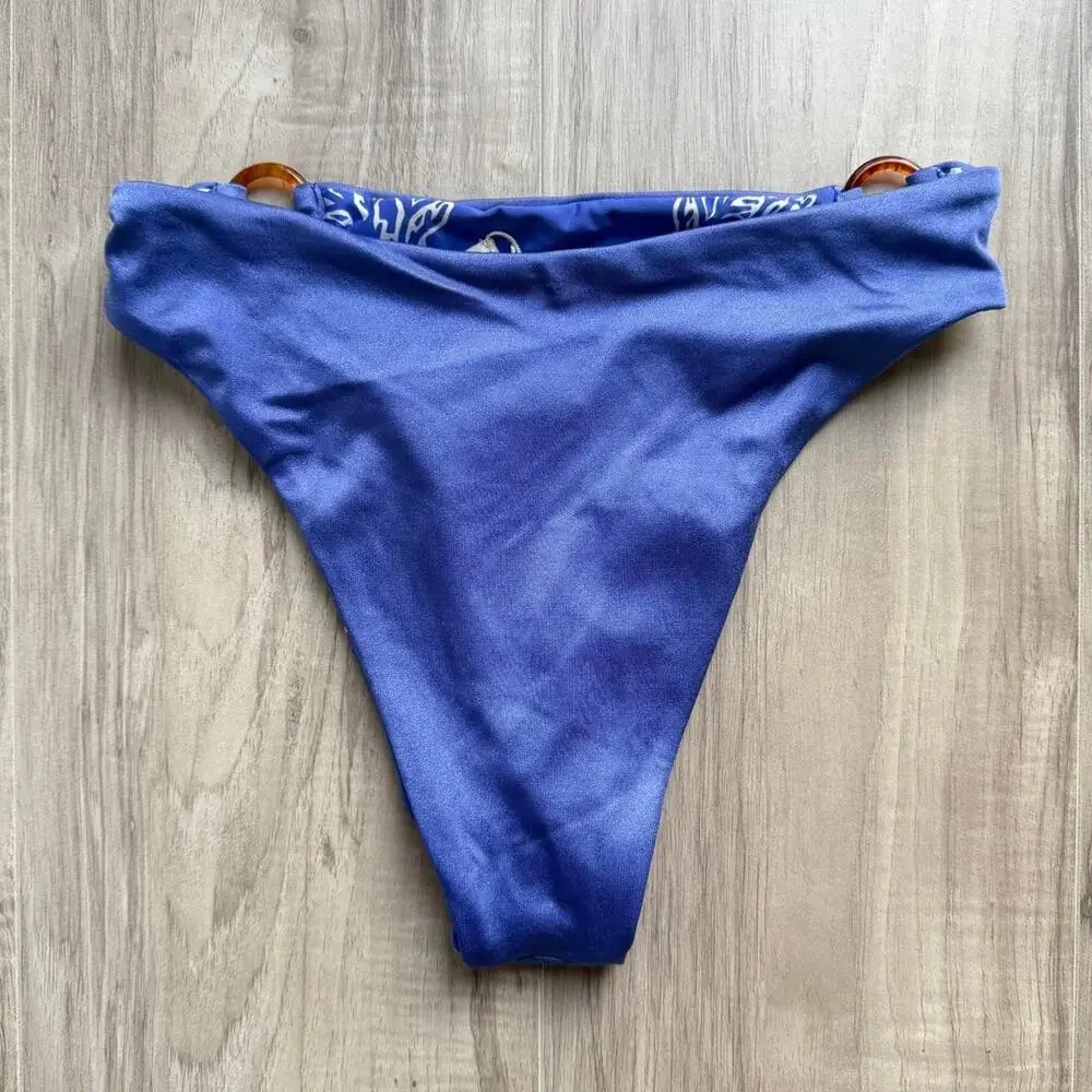 Maaji reversible bikini bottom purple
